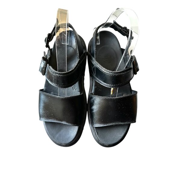 Dr. Martens Voss Black Leather Platform Sandals Women’s 7 EU 38 Adjustable Buckl - Picture 4 of 10